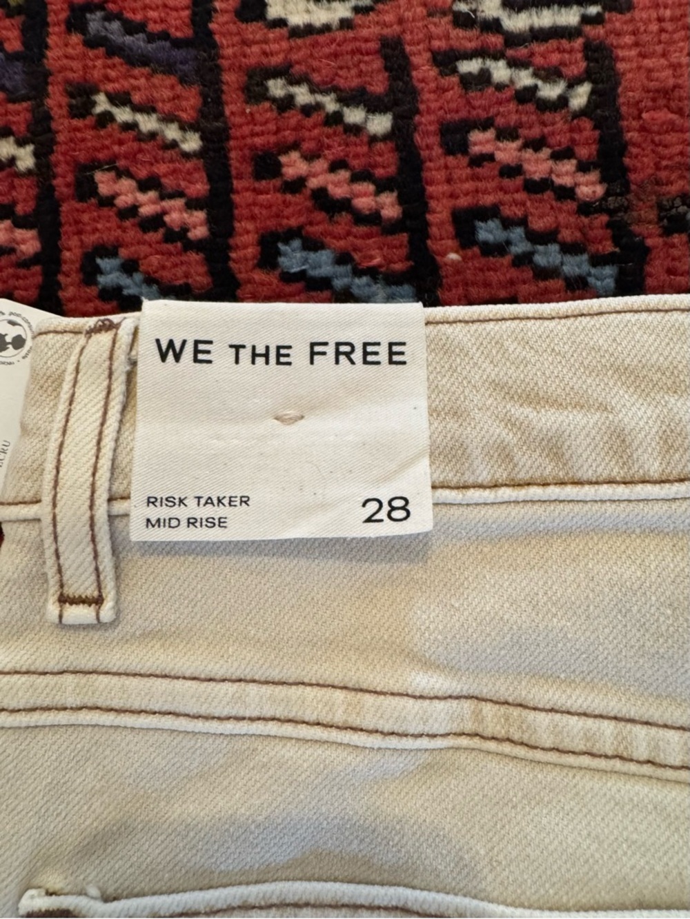 Free People “Risk Taker” Mid Rise pants. - Picture 5 of 6